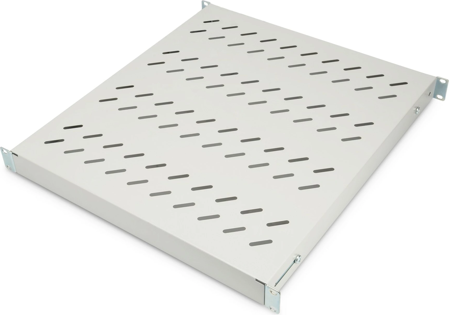 Raft kabineti Digitus 1U, 44x482x500-780mm, deri 50kg, gri