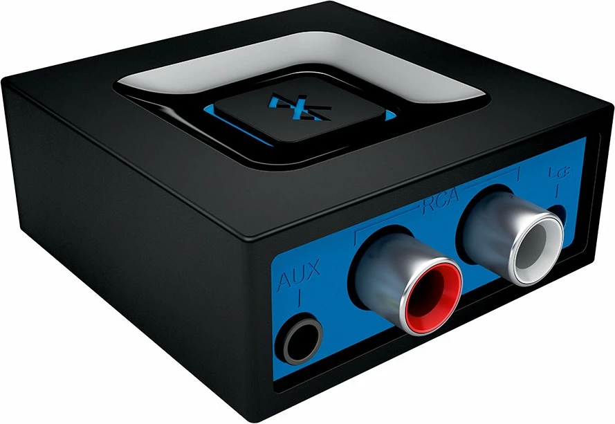 Pranues audio Bluetooth Logitech, Bluetooth 3.0, A2DP, me kabllo 3.5mm në 2RCA, i zi