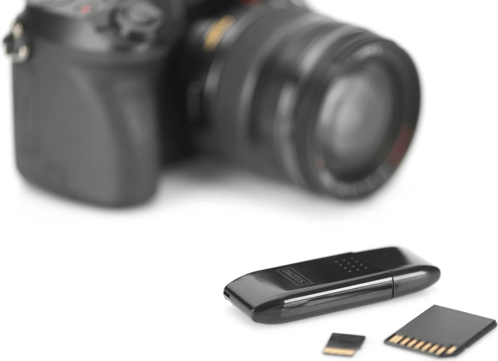 Lexues kartelash Digitus CardReader USB 2.0 SD/Micro SD, i zi