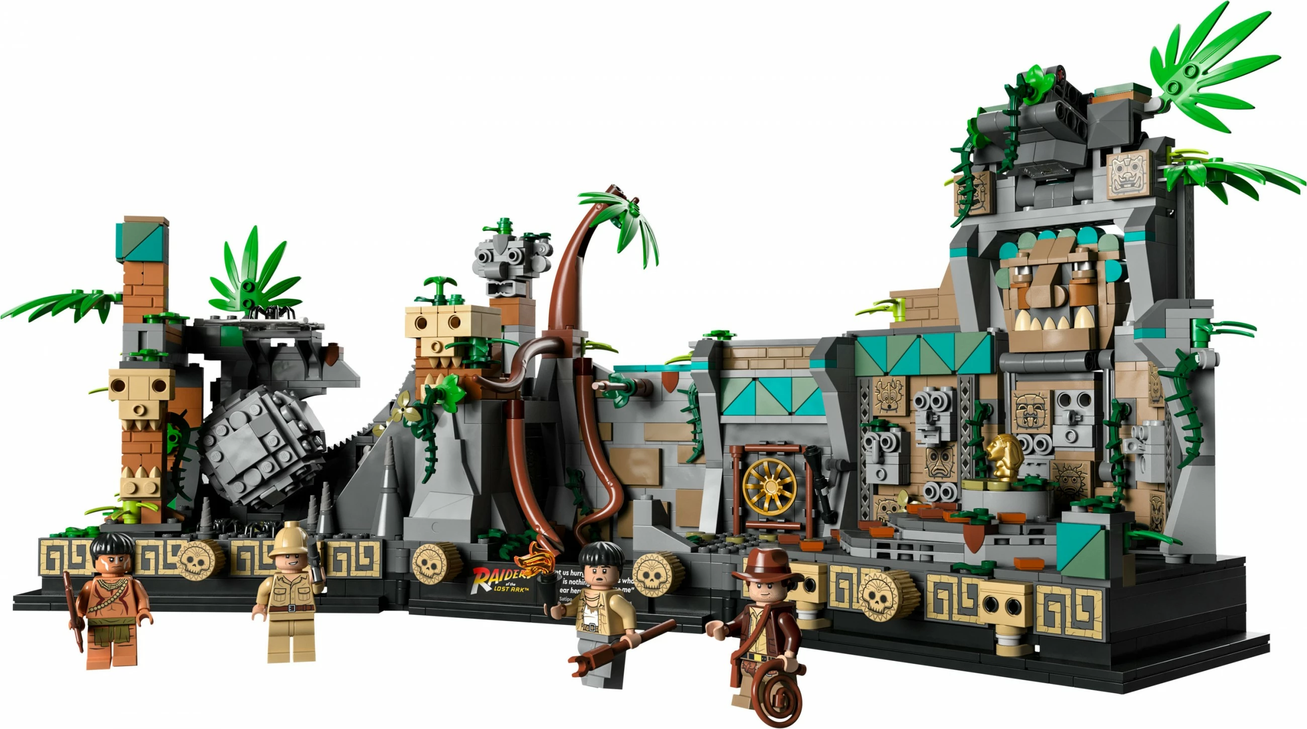 Set ndërtimi LEGO Indiana Jones 77015 Temple of the Golden Idol, 1545 pjesë, multikolor