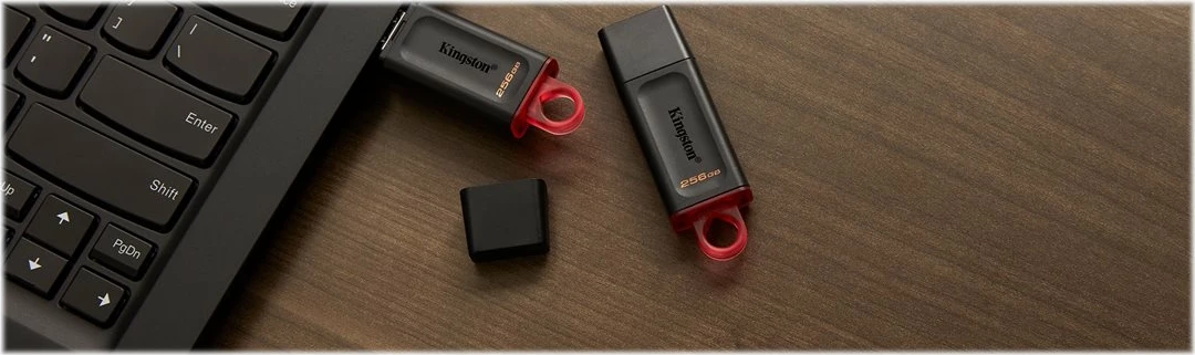 USB Kingston DataTraveler Exodia 256GB, USB 3.2, zi/rozë
