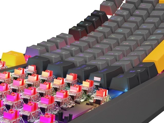 Tastierë mekanike Genesis Thor 230, TKL, RGB Outemu Red, gri e zezë