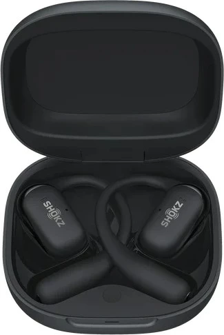 Kufje SHOKZ OpenFit 2+ wireless, ear-hook, për thirrje/muzikë, e zezë
