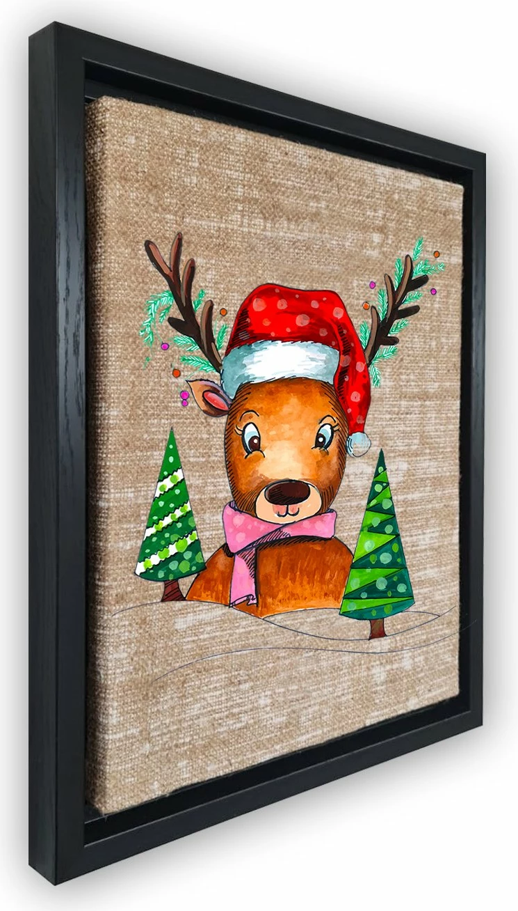 Pikturë dekorative në kanavacë me kornizë, shumëngjyrëshe, Wallity LSJ800750_6696