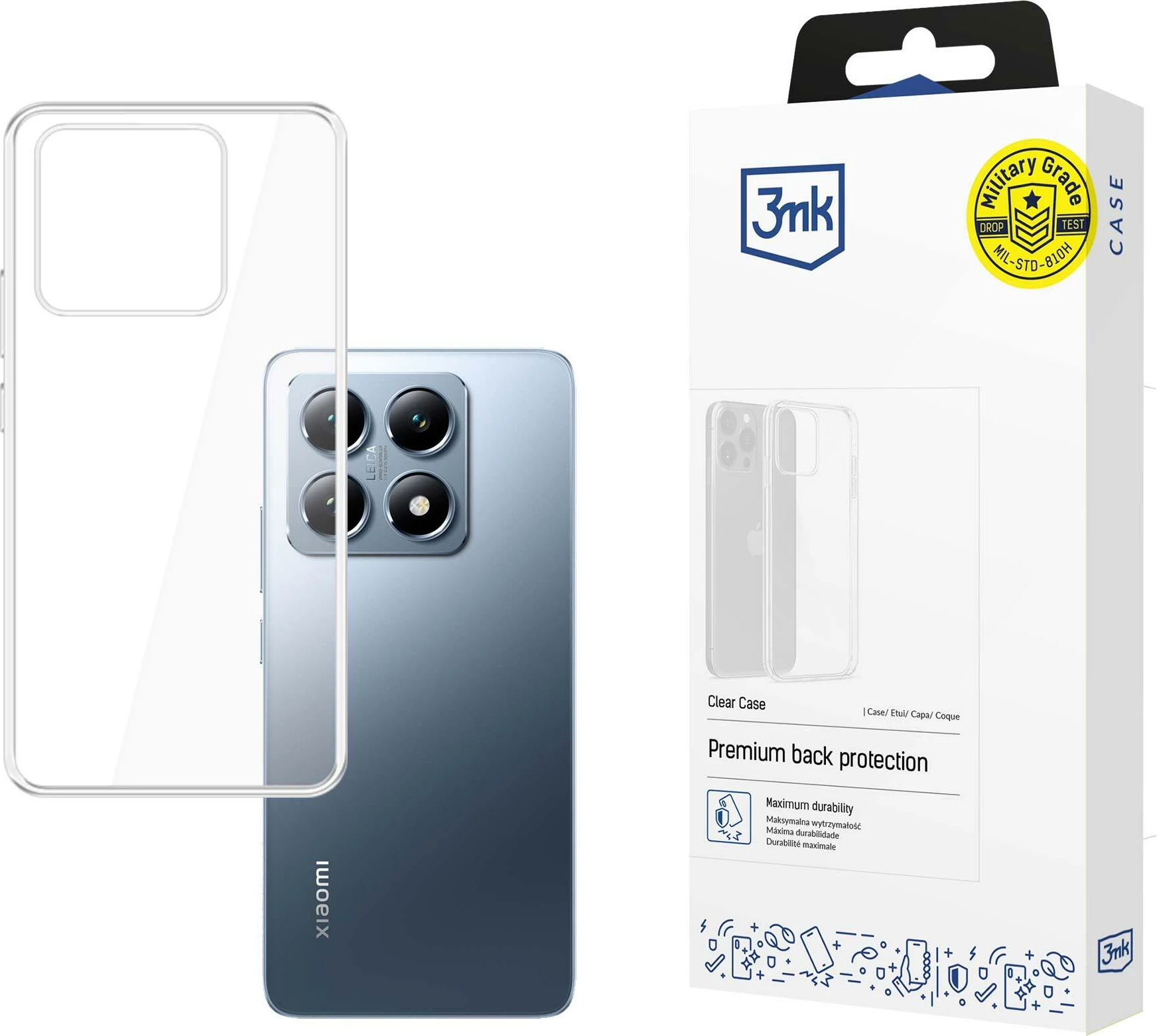 Mbështjellës transparent për celular 3mk Protection Clear Case për Xiaomi 14