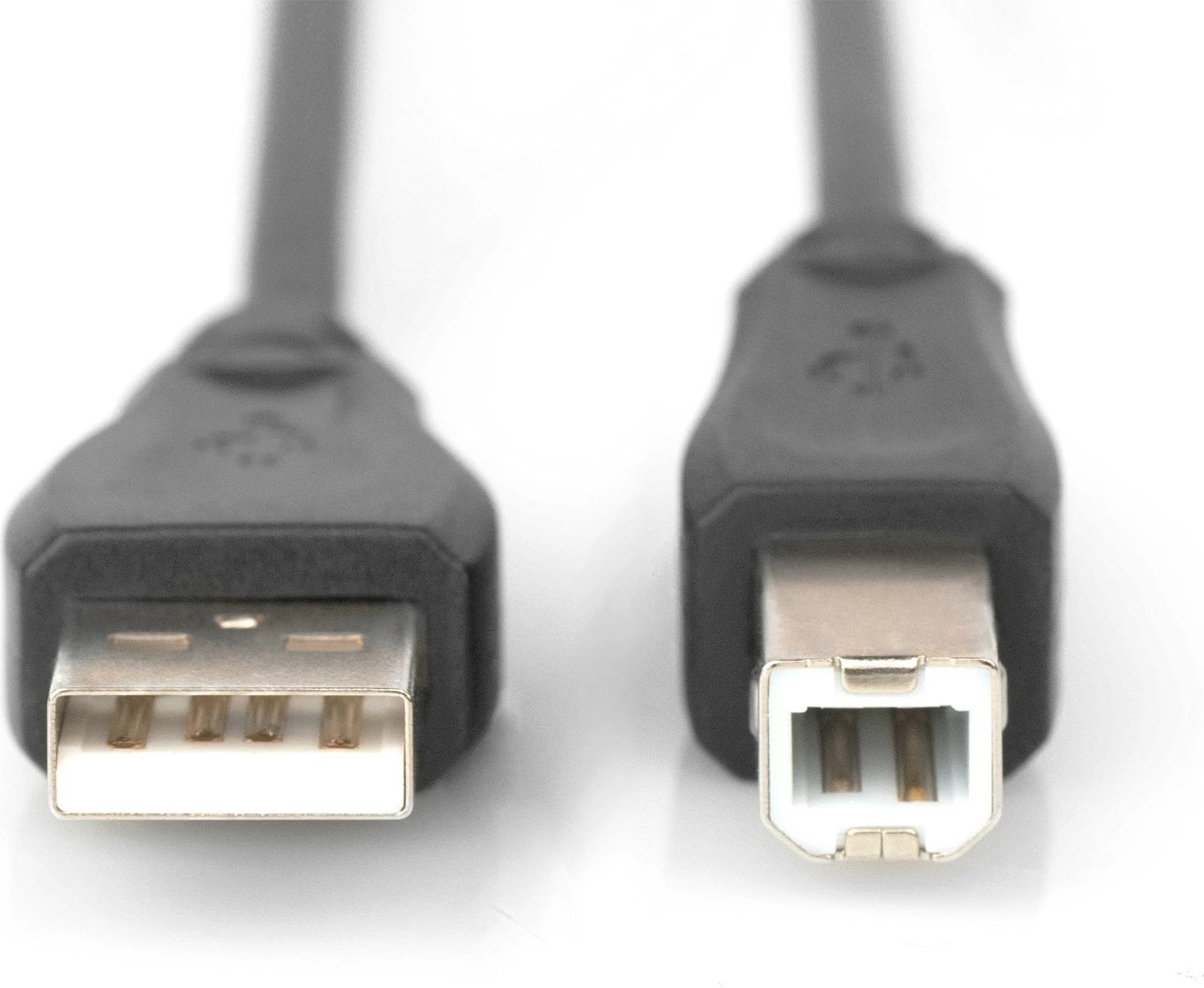 Kabllo USB 2.0 Digitus, 3m, USB A në USB B, e zezë