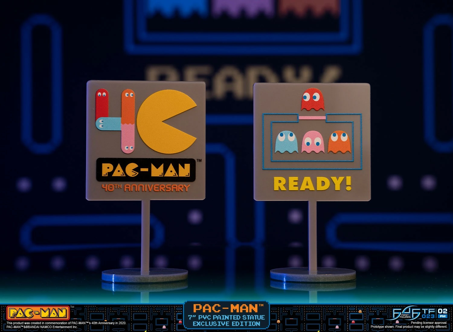 Figurinë PVC FIRST4FIGURES PAC-MAN 40th Anniversary, edicion ekskluziv