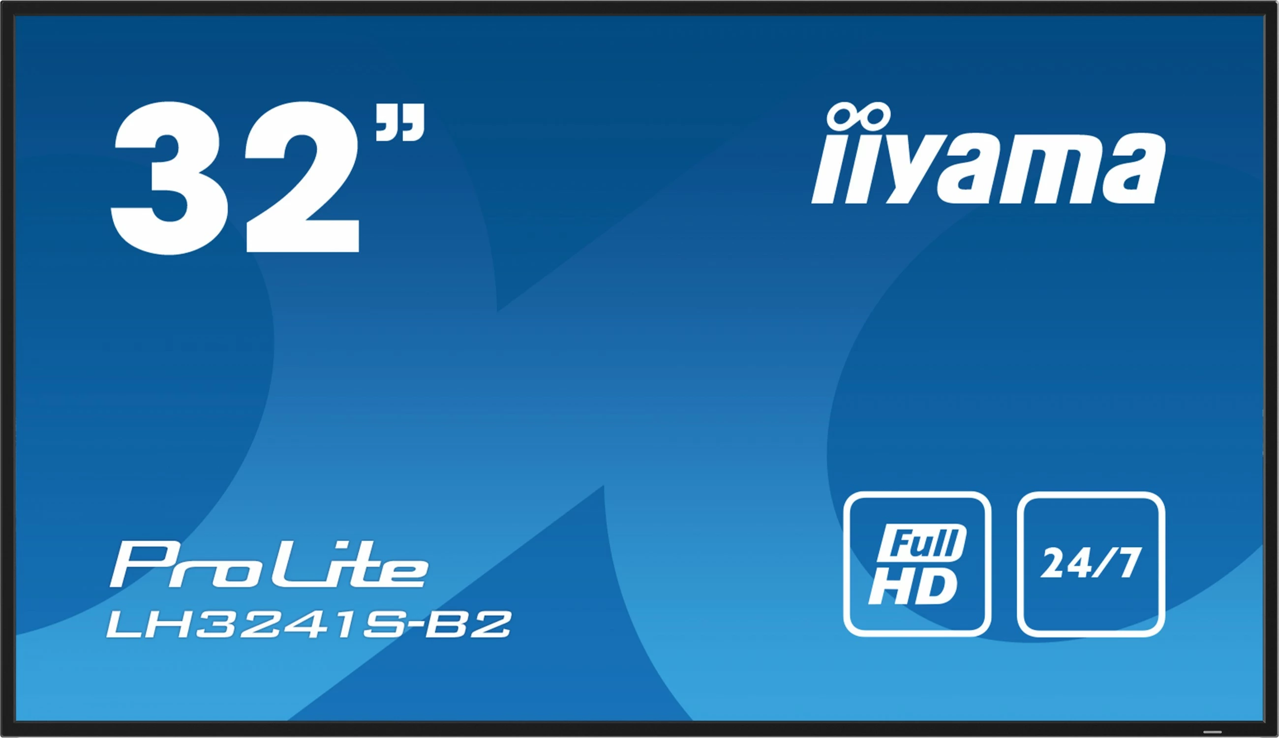 Monitor iiyama LH3241S-B2, 31.5", LED, Full HD, kiosk dizajn, e zezë