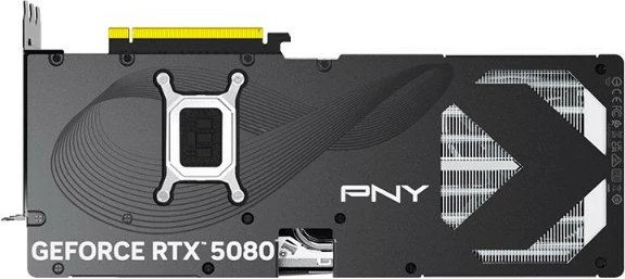 Kartelë grafike PNY GeForce RTX 5080 Overclocked Triple Fan, 16GB DDR7, 256-bit, e zezë