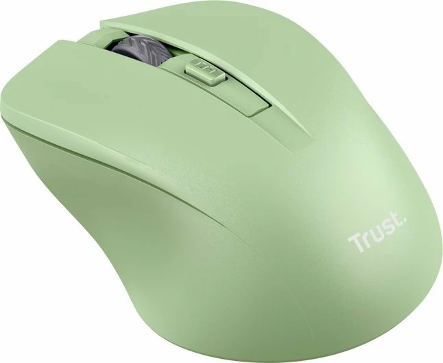Maus Trust Mydo Eco 25042, wireless, 1000-1800 DPI, silent, i gjelbër