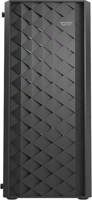 Kasë Darkflash DK351 me 4 ventilatorë RGB, Middle Tower, xham i temperuar, e zezë