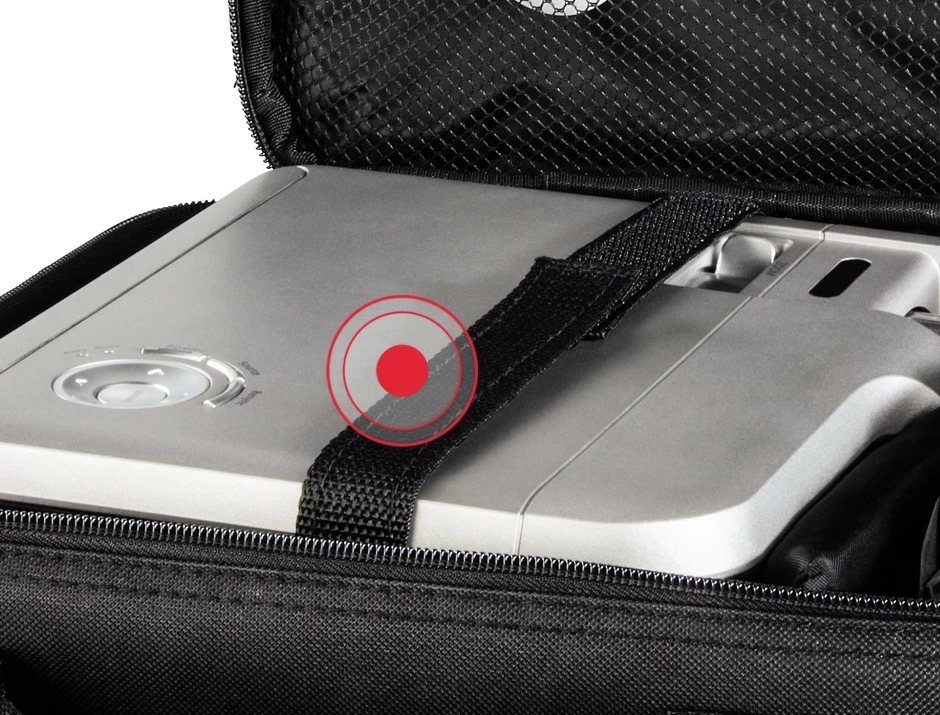 Çantë projektori Hama 101066, me rrip supi, e zezë