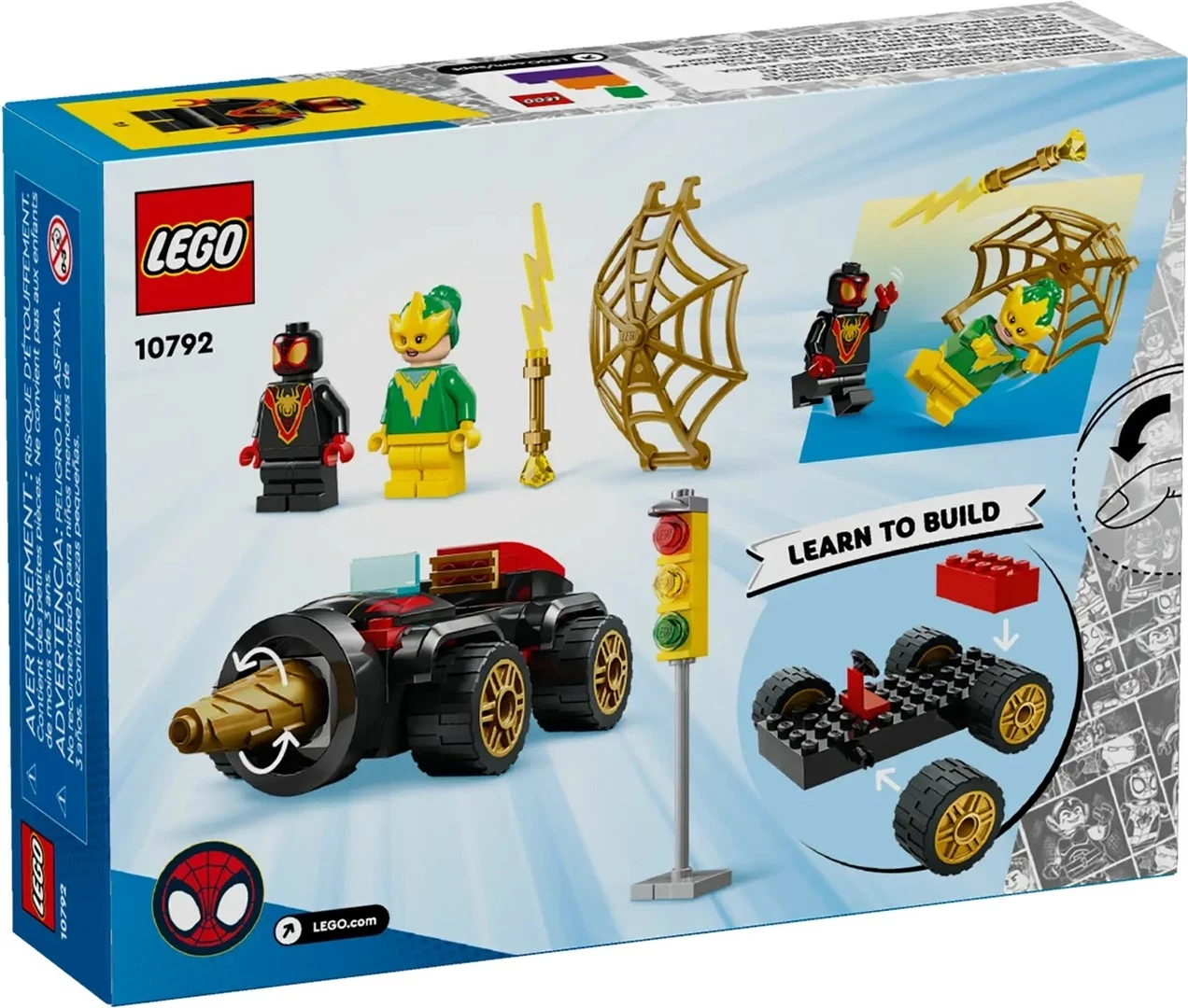 Set LEGO Marvel 10792, Automjet Jackhammer, për fëmijë 4+ vjeç