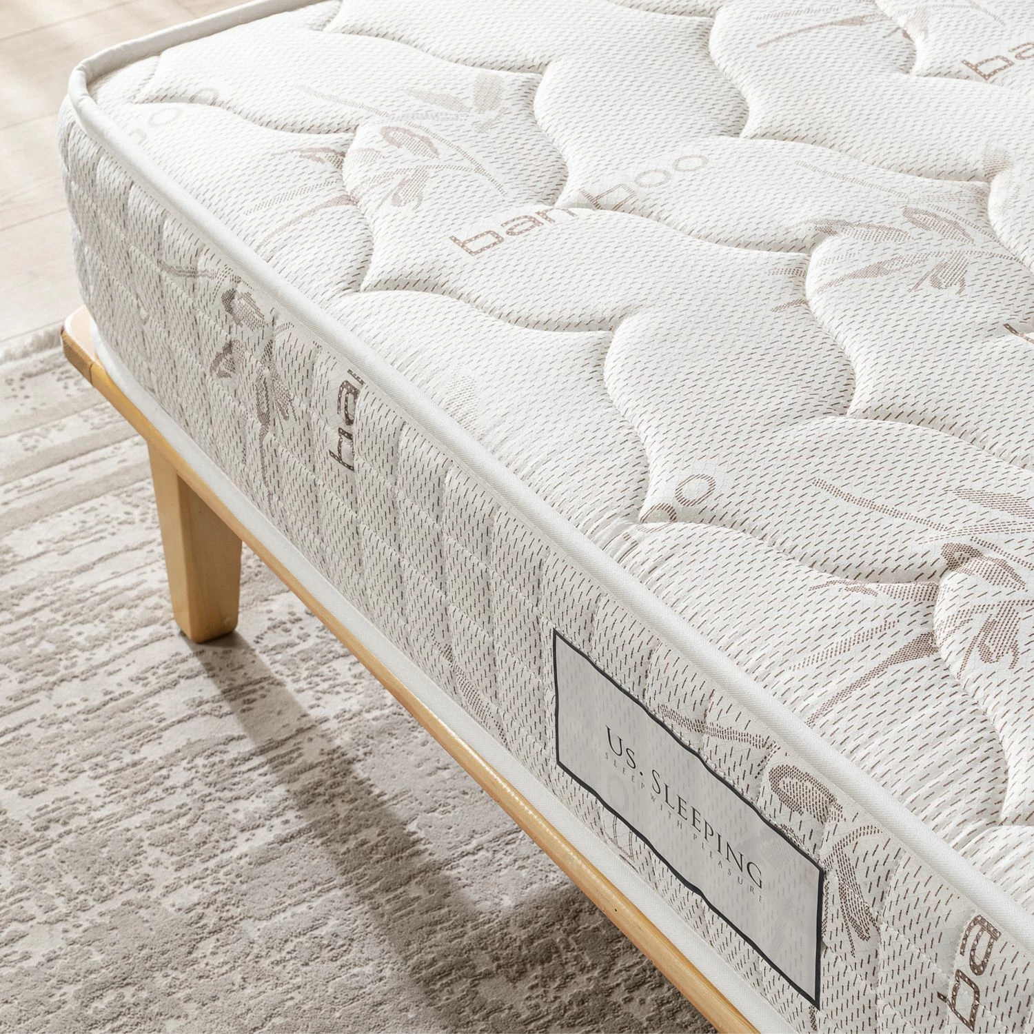 Dyshek ekonomik Skye Decor, ngjyrë kafe e çelët, 100x200 cm