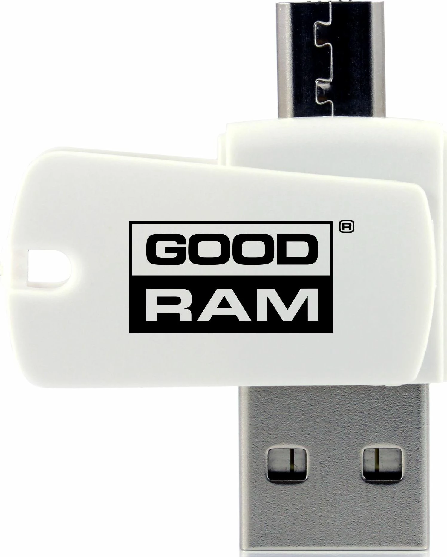 Kartë memorje MicroSDXC GoodRam All in One M1A4-0640R12 64GB Class 10 UHS-I/U1 me adapter dhe lexues USB 2.0/micro USB