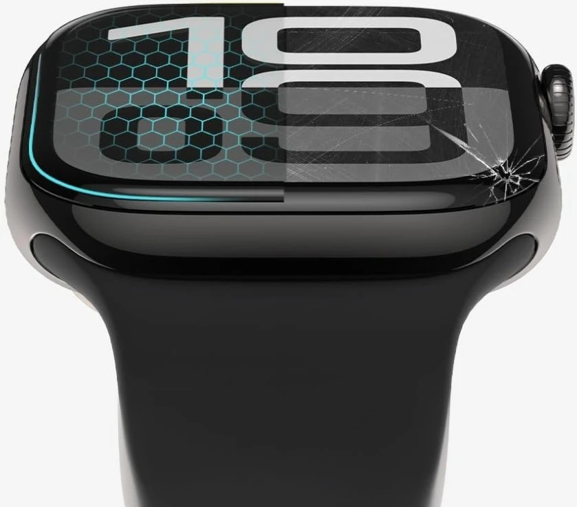 Mbrojtës xhami hibrid për smartwatch Tech-Protect Glass Flex+, 2 copë, për Xiaomi Redmi Watch 5, Zi