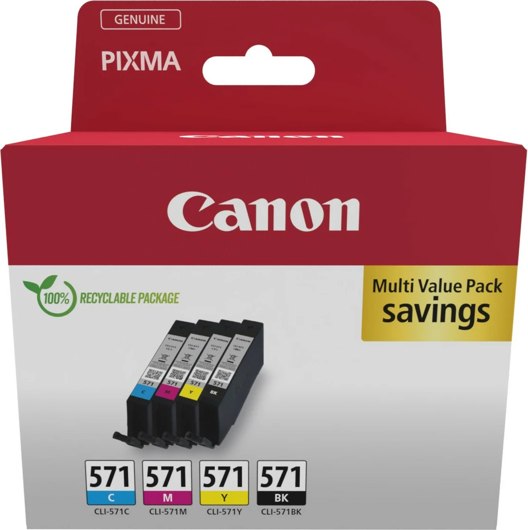 Toner Canon 0386C008, 4 copë, Ngjyra të ndryshme