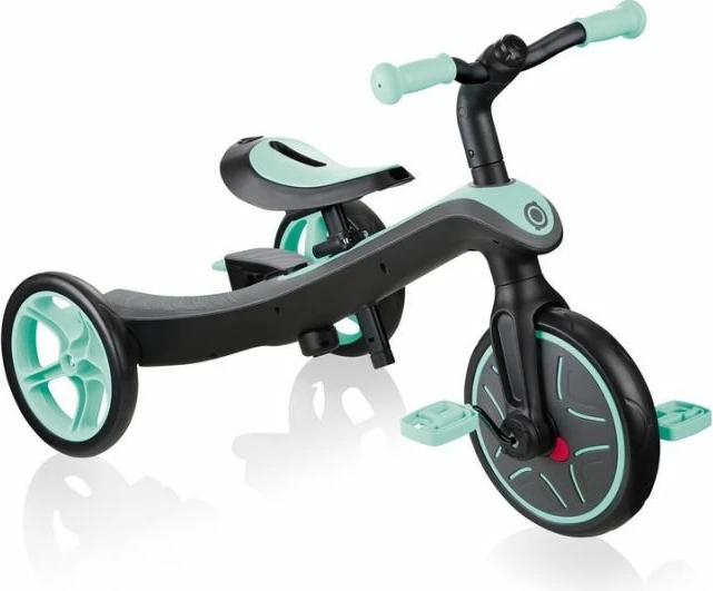 Bicikletë për fëmijë Globber Explorer Trike, ngjyrë mentë