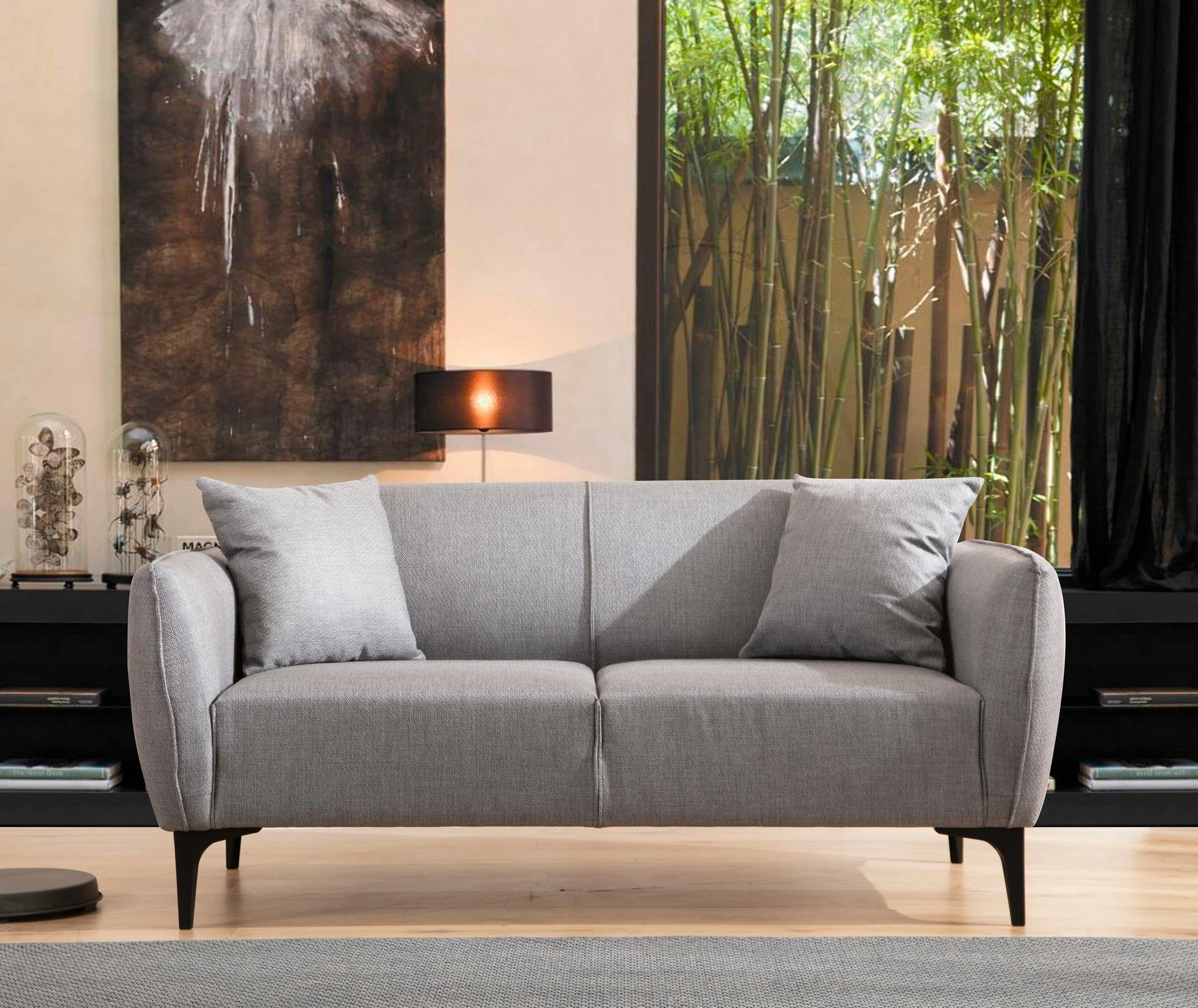 Divan dy vendësh Atelier del Sofa, Belissimo, ngjyrë gri