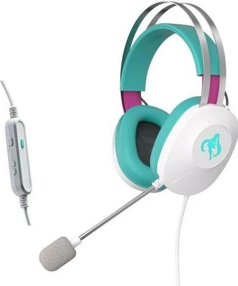 Kufje gaming Asus TUF Gaming H1 Gen II Hatsune Miku Edition, 7.1, USB, e bardhë