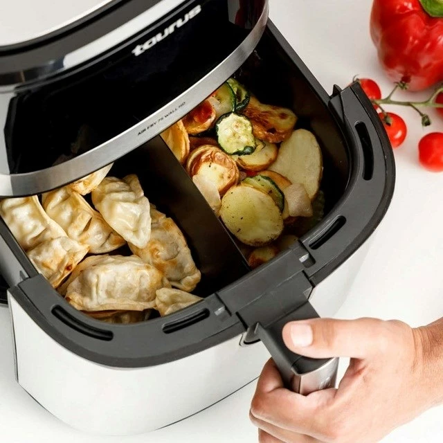 Fritezë me ajër Taurus Air Fry 7S Wall HD, 6.5L, 1600W, E zezë/Inox