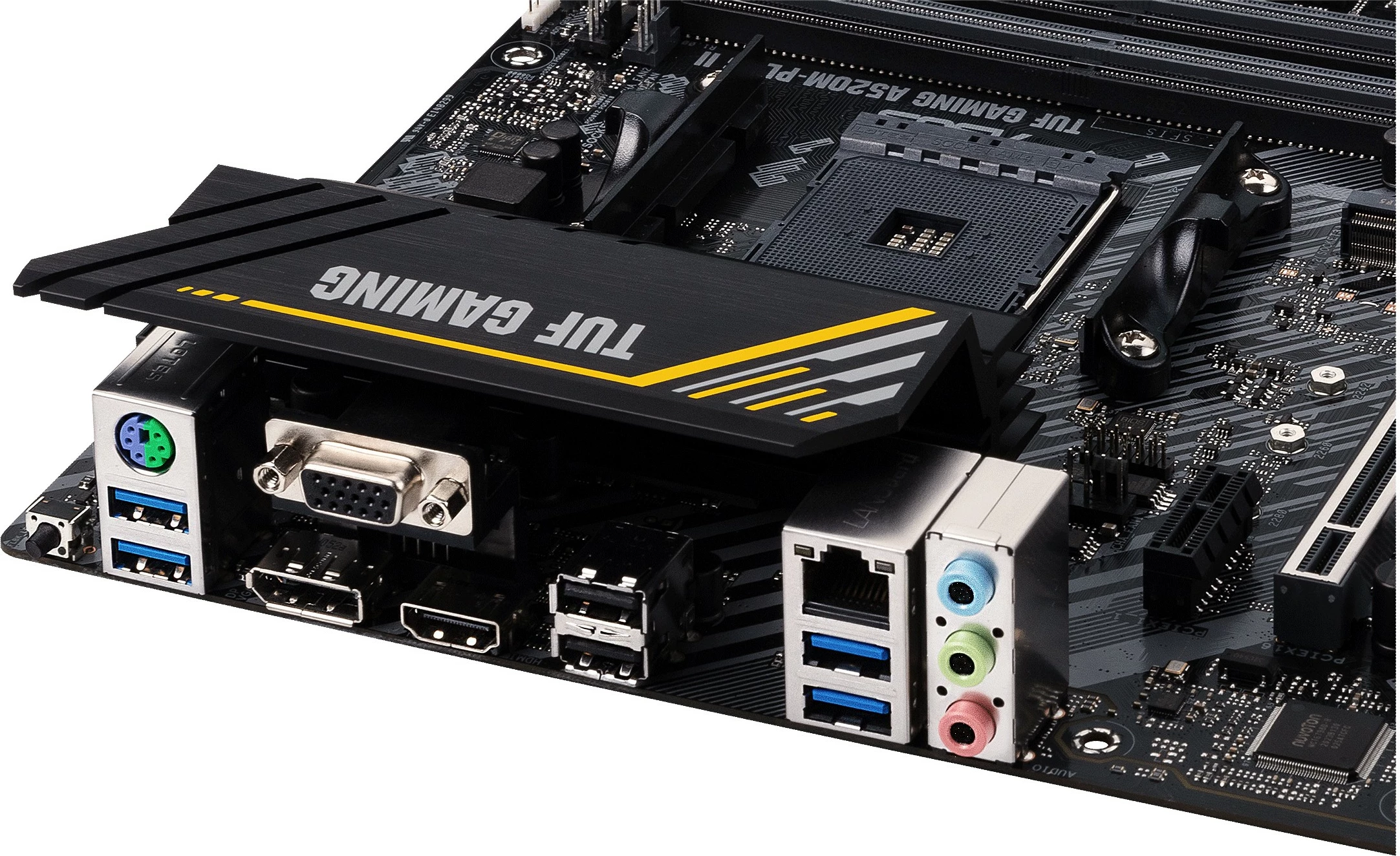Pllakë amë ASUS TUF GAMING A520M-PLUS II, AMD, Socket AM4, DDR4-SDRAM, 128 GB