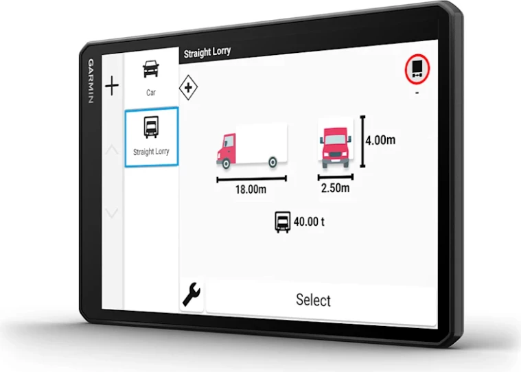 Navigator Garmin dēzl™ LGV1020, 10 inch