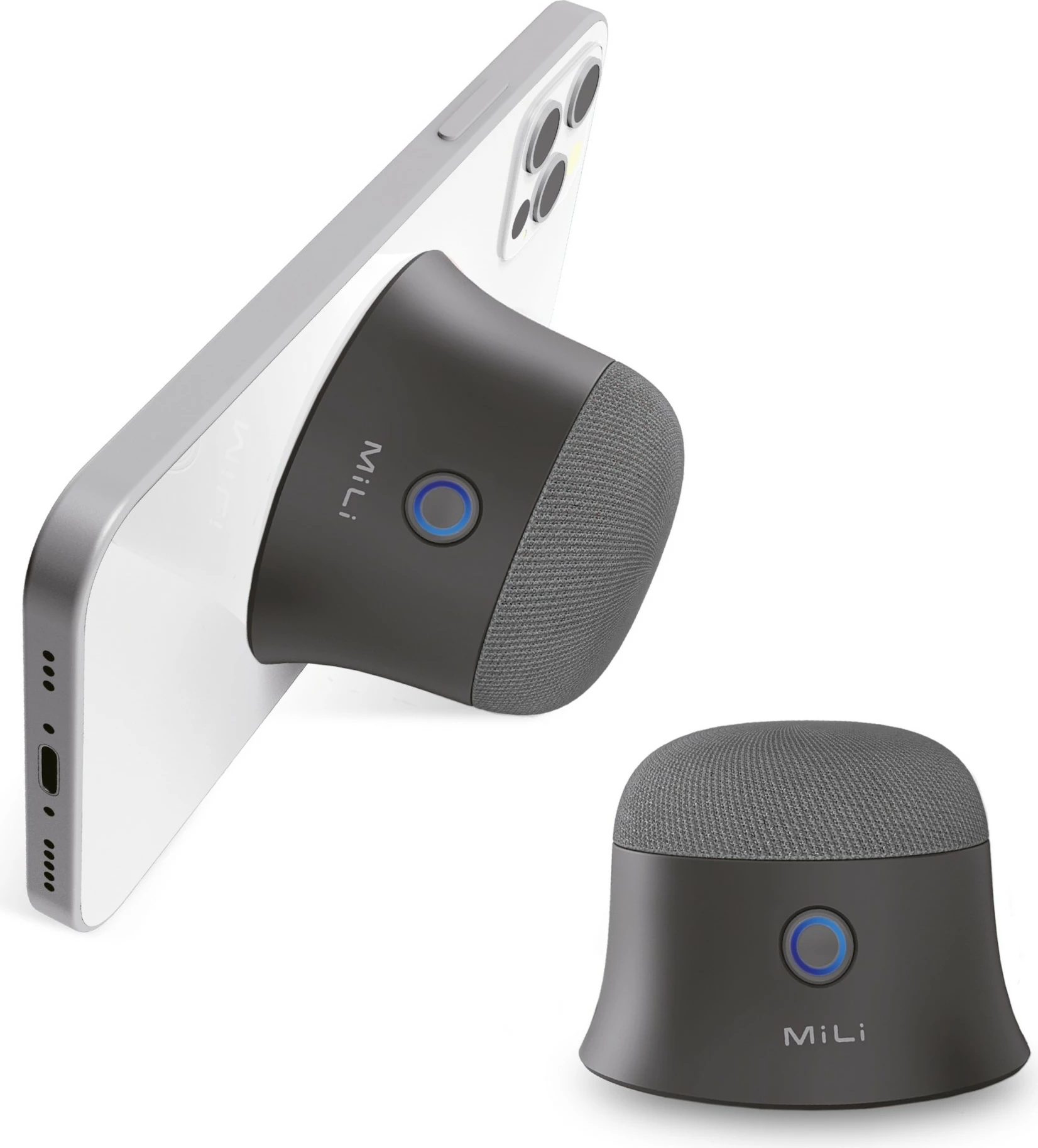 Altoparlantë Ultron Mag Soundmate, Bluetooth, 2 copë, 420mAh, gri