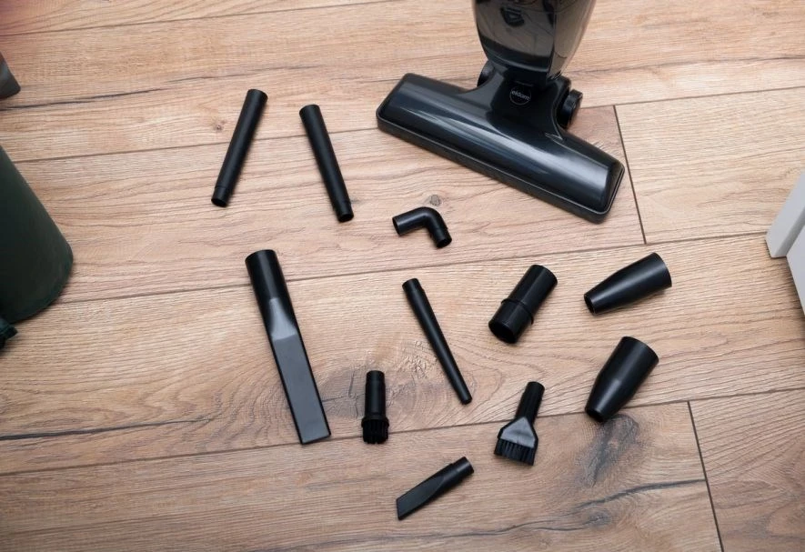 Fshesë elektrike ELDOM OC600, 2in1 TWINN, pa kabllo, pa qese, HEPA, e zezë