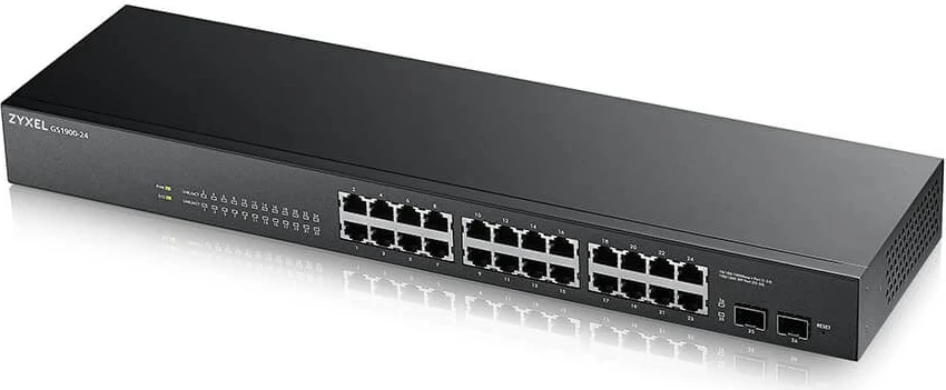Switch Zyxel GS-1900-24 v2, 1U, i zi