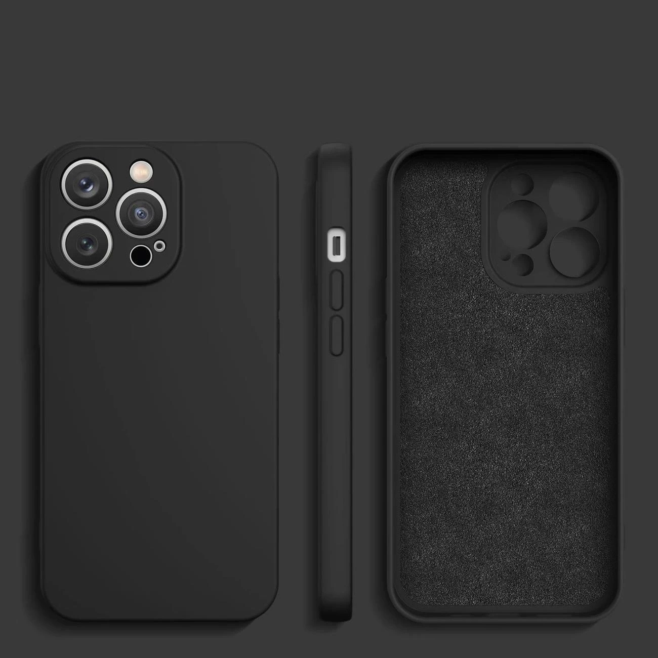 Mbështjellës silikoni Hurtel për Samsung Galaxy S24+, i zi