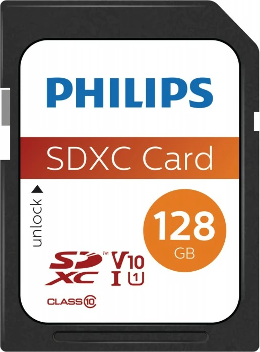 Kartë memorie Philips SDXC 128GB Class 10 UHS-I U1
