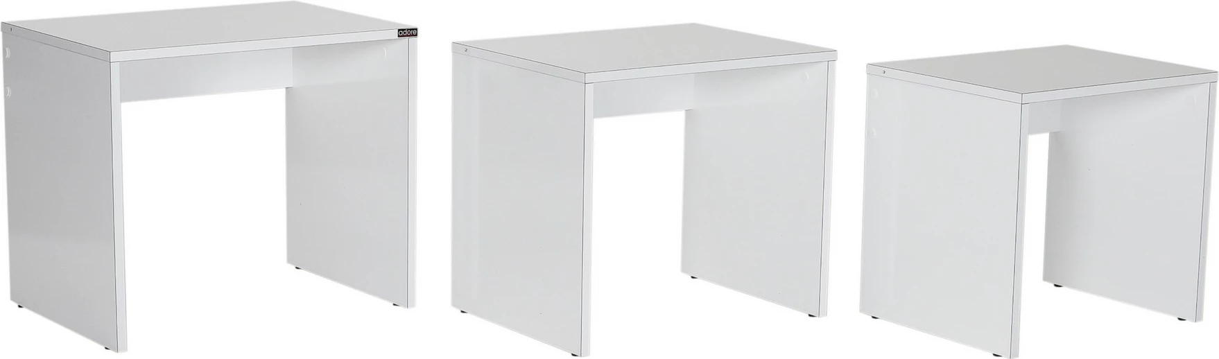 Tavolinë kafeje Hanah Home, Shp-103-Pp-1, e bardhë