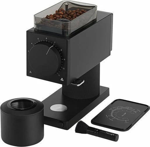Mulli kafeje automatik Fellow Ode 2nd Generation, 100 g, 64 mm burrs çelik, 31 nivele, 140 W, 220 V, Zi/çelik