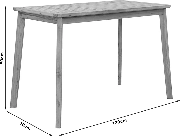 Tavolinë me karrige për bar Bravo 5 copë dru akacie