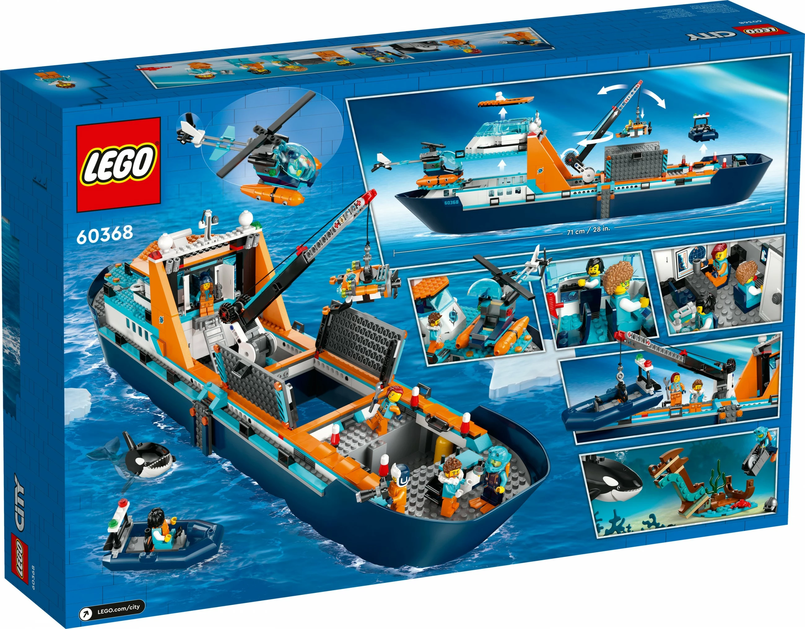 Set ndërtimi LEGO Arctic Explorer Ship, 815 pjesë, plastikë, shumëngjyrësh
