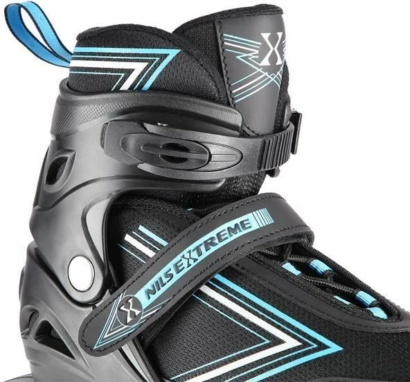 Patina unisex NILS eXtreme NH11912 A 2IN1, të zeza/kaltra               