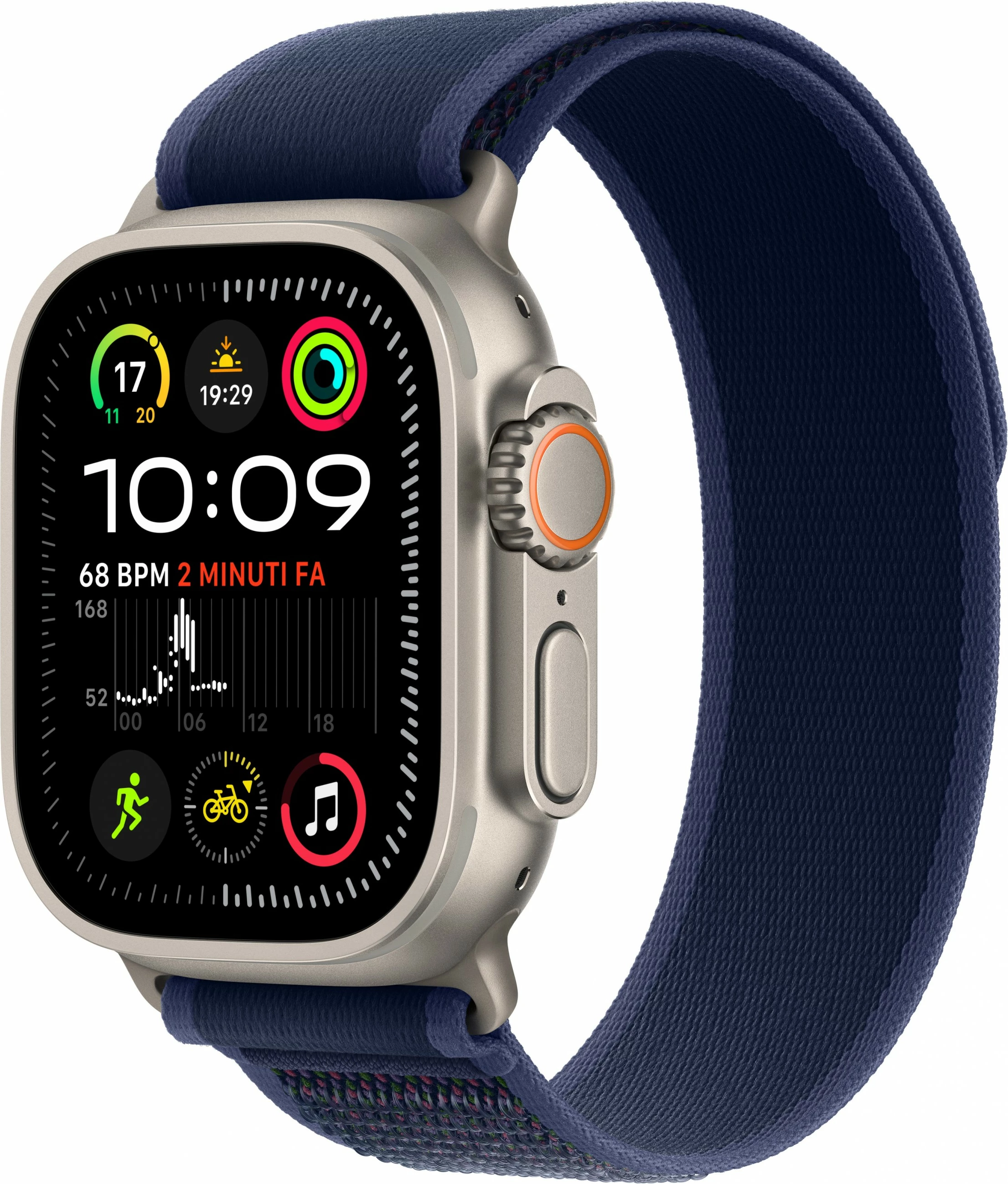 Smartwatch Apple Watch Ultra 2 GPS + Cellular 49mm, 64 GB, Titanium, Blu