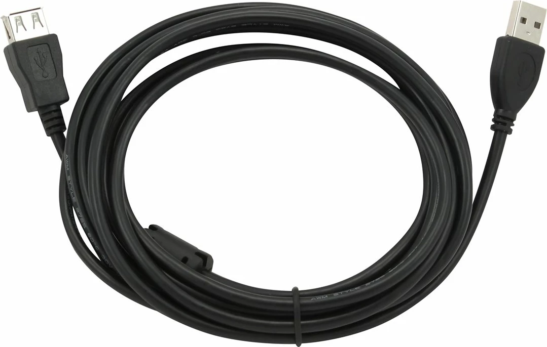 Kabllo zgjatuese USB 2.0 Gembird CCF-USB2-AMAF-10, 3m, e zezë