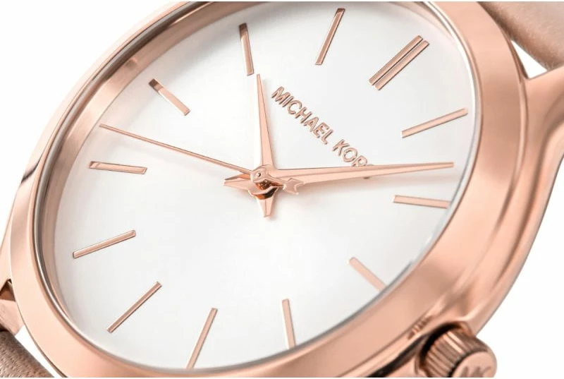 Orë dore femra Michael Kors Slim Runway MK7545, rozë