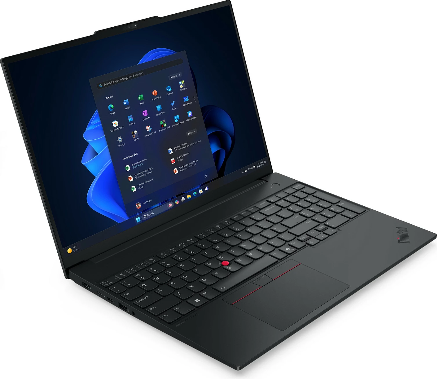 Laptop Lenovo ThinkPad E16 Gen 3, Core Ultra 7 258V, 32GB RAM, 1TB SSD, 16" WUXGA, Windows 11 Pro, i zi