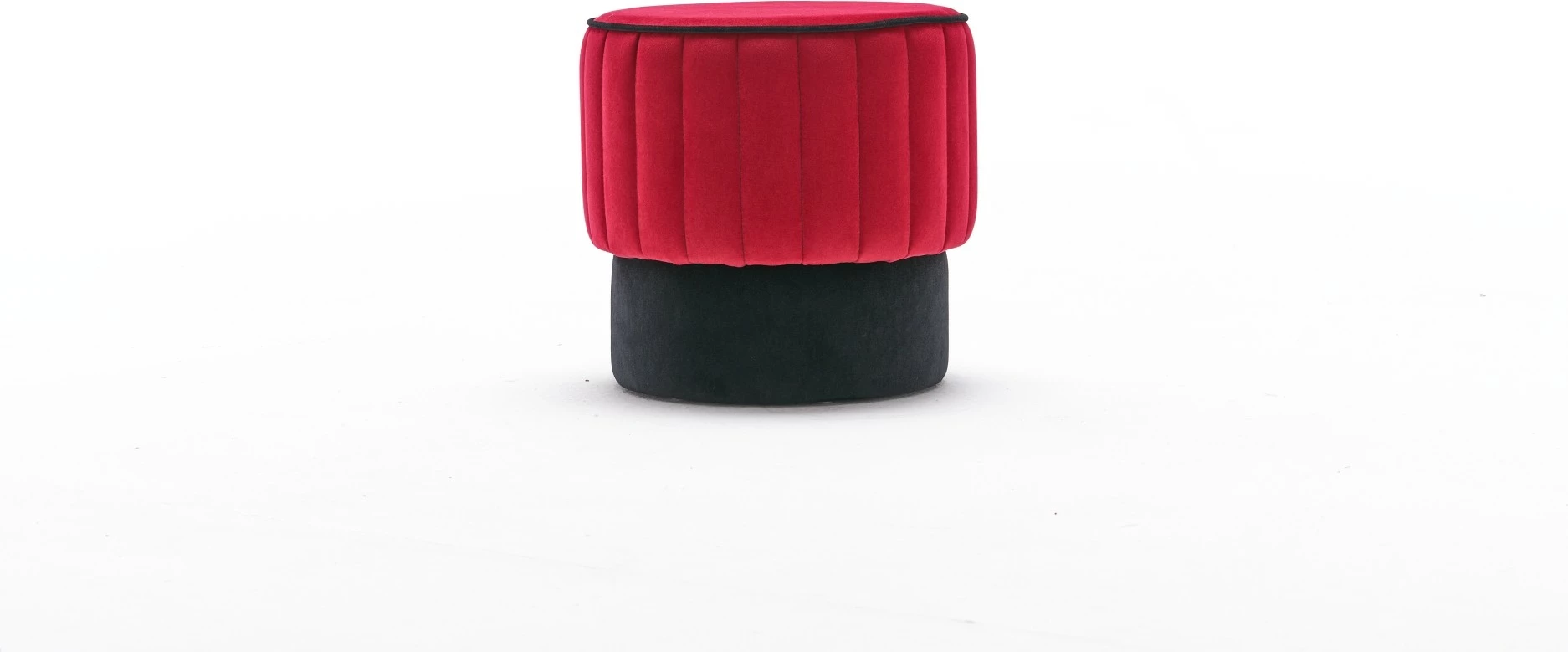 Puf Atelier del Sofa, ngjyrë e kuqe, 40x40x40cm