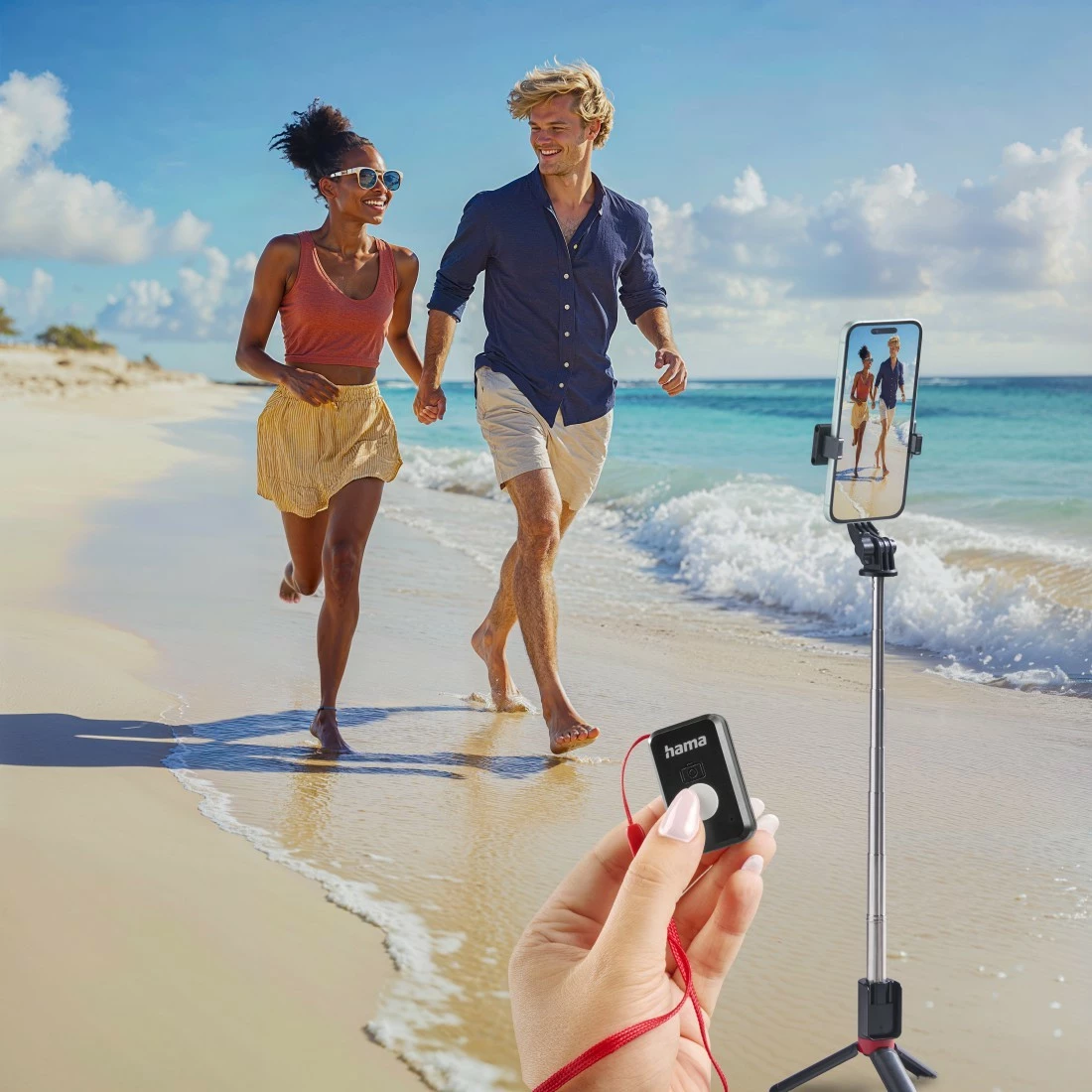 Selfie stick Hama Fancy Stand 70 me tripod, Bluetooth, i zi