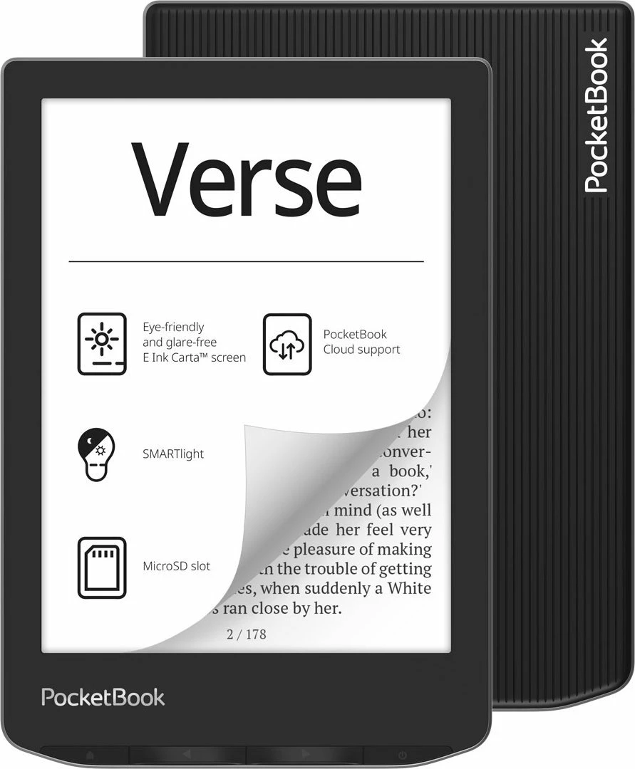 Lexues eBook PocketBook Verse PB629-M-WW 6\" 8GB E-Ink Wi‑Fi USB‑C, i zi