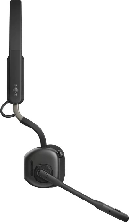 Kufje SHOKZ OpenMeet UC Wireless Bluetooth me dirigjim kockor, me adapter USB-A, të zeza