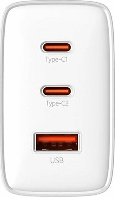 Karikues rrjeti Baseus OS-Cube Pro P10152301213-00 65W 2xUSB-C + USB-A, i bardhë