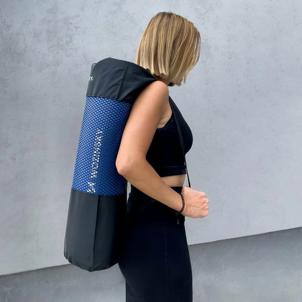 tapet ushtrimesh për yoga/fitness, Wozinsky, WNSP-PINK, 181x63x1 cm, shkumë NBR, antirrëshqitës, 900 g, rozë, me rrip dhe qese
