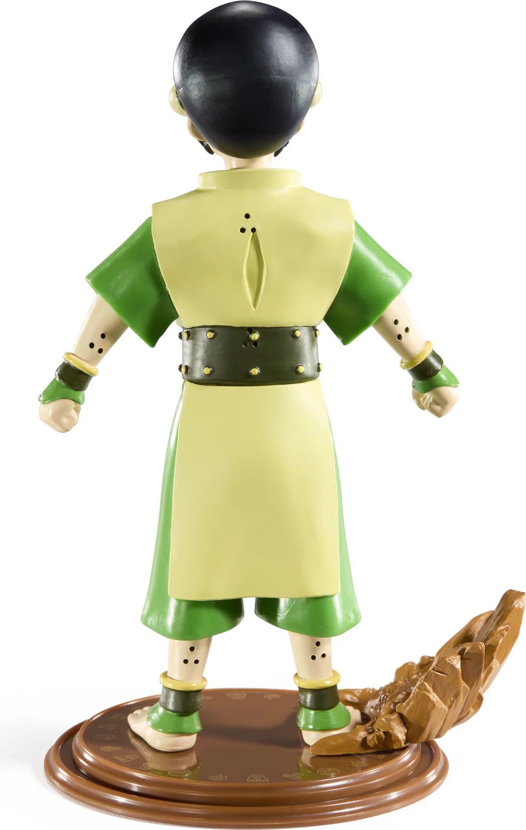 Figurë NOBLE COLLECTION Bendyfigs Toph 17 cm, e pozueshme, me bazë ekspozimi, 7+, jeshile/verdhë