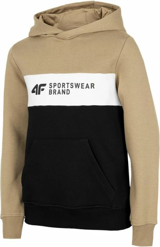 Duks për djem 4F, ngjyrë krem dhe e zezë