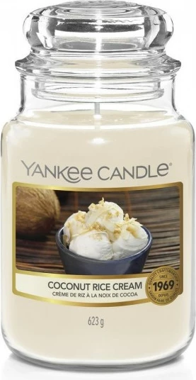 Qiri aromatik Yankee Candle Coconut Rice Cream 623g